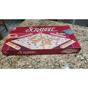 Vintage Milton Bradley Scrabble Crossword Game - 1989